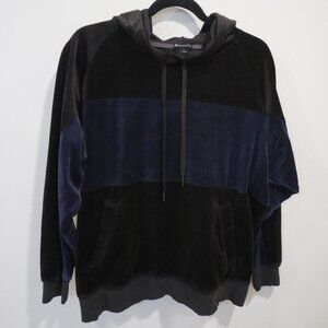 Champion Velour Hoodie Sweater Large